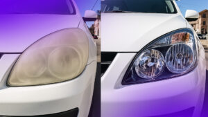 Método Brilho em Faróis Antes e Depois